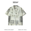 SDSA男装2026新款高贵轻奢潮牌复古腰果花卉翻领短袖衬衫百搭时尚 商品缩略图0
