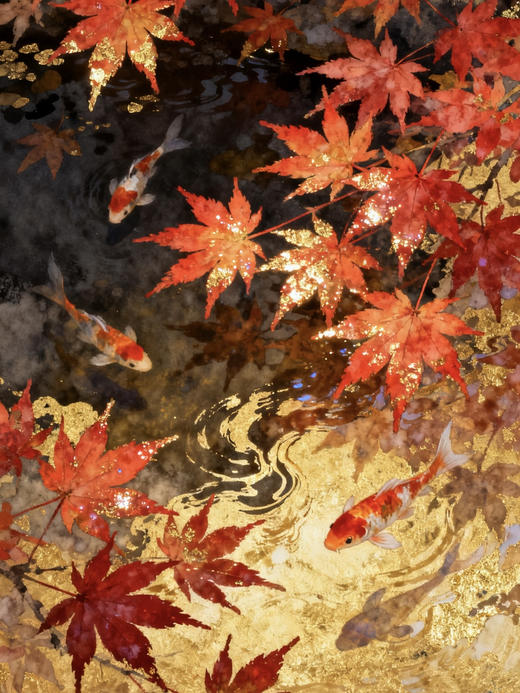 新中式清冷感金枝玉叶禅意显瘦鱼尾半裙 商品图4