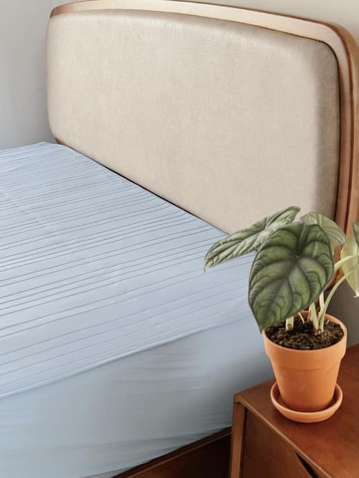 【*朵同源工厂同品质 夏日冰丝床垫凉席床笠】肤感凉而不冰 透气排湿久躺不粘腻 丝柔软糯裸睡无压力 商品图3