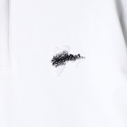 SDSA男装2026新款高贵轻奢潮牌撞色磨毛小标翻领短袖T恤百搭商务 商品图3