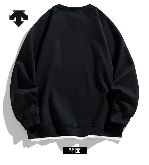 F040729春夏季新款螺纹拼接运动休闲百搭套头圆领男女同款长袖卫衣 商品图7