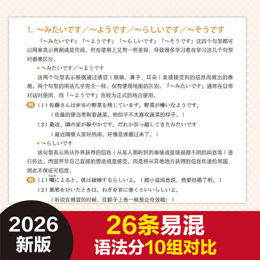 新版标准日本语同步语法手册：初级 商品图2