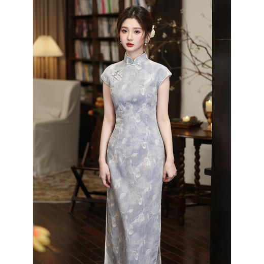 新中式旗袍春季新款日常可穿大气优雅年轻款旗袍4414 商品图2