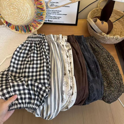 【男女儿童苎麻森系防蚊裤】苎麻混纺黄金配比，自带天然凉感，物理防蚊吸湿排汗不易皱，机洗甩干照样挺括，无甲醛、无荧光剂，敏肌宝宝也能放心穿！（第二件尺码可备注） 商品图1