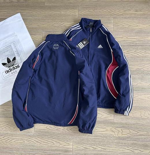 F040717春秋季新款美式复古拼色时尚百搭轻薄透气防风立领拉绳长袖外套 商品图3