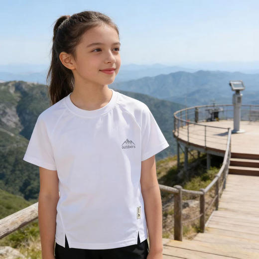 【4色男女款】Amilife阿米日记山峰清凉爽身短袖 商品图4