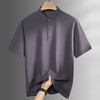 【DPF】大依优型大码男装夏季立领短袖T恤新中式禅意上衣休闲百搭棉质 商品缩略图3