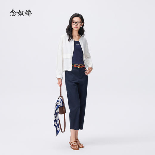 【商场同款】CNJ6419 “ 白色短外套 ” 轻盈舒适好穿好搭配 商品图6