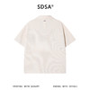 SDSA男装2026新款高贵轻奢老钱风商务肌理感纽扣翻领短袖T恤百搭 商品缩略图4