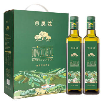西奥丝保真橄榄油500mL*2礼盒 食用油炒菜橄榄油团购福利送礼 /粮油调味 /食用油 /橄榄油 商品图5