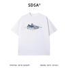SDSA男装2026新款高贵轻奢简约运动鞋字母印花圆领短袖T恤百搭 商品缩略图0