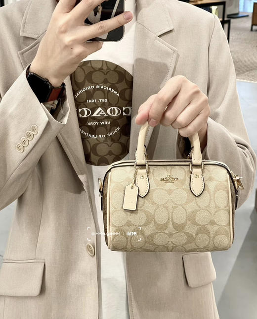 代购级 蔻驰𝗰𝗼𝗮𝗰.𝗵 𝗺𝗶𝗻𝗶波士顿 商品图7