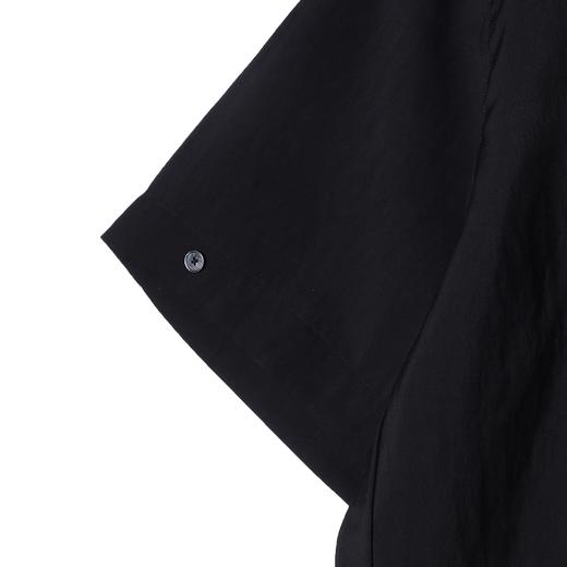 SDSA男装2026新款高贵轻奢潮牌高街侧按扣短袖宽松垂感衬衫 商品图2