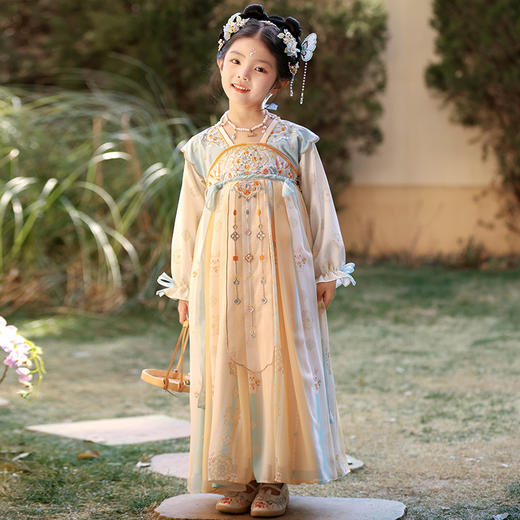 【团购】【小花兔】苏城纪女童襦裙汉服SL3346长袖 商品图7