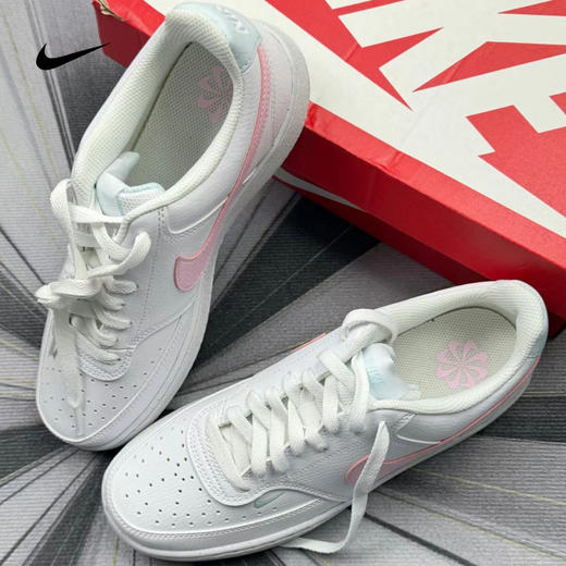 【春日秒杀】NIKE耐克女鞋COURT VISION白粉蓝休闲鞋板鞋低帮运动鞋IQ9800-161 商品图0