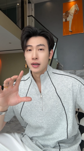 51014SDSA男装2026新款轻奢潮牌半拉链立领短袖T恤撞色明线设计百搭