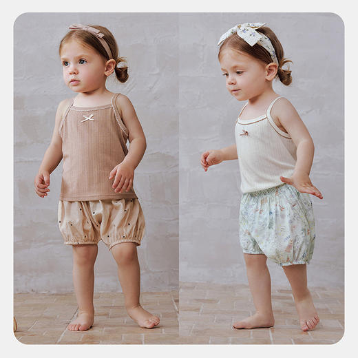 [纯棉]迷你巴拉巴拉女童PP裤宝宝夏季短裤透气清爽纱布2026夏装 商品图3