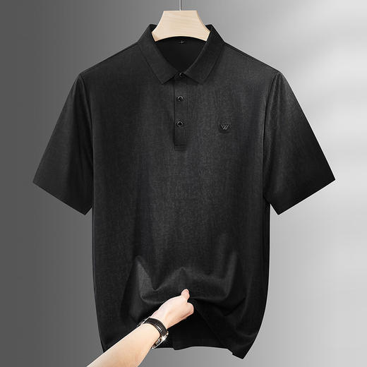 【DPF】大依优型大码男装夏季冰丝短袖POLO衫速干休闲商务透气上衣T恤 商品图2