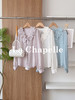 专柜实拍【醋酸+天丝！轻奢】拉夏贝尔/La Chapelle甜美减龄！莱赛尔醋酸混纺~气质好穿木耳边系带衬衫宽松显瘦上衣 商品缩略图0