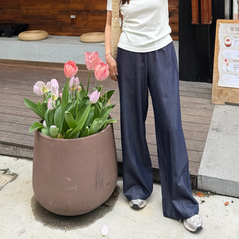 260407|chao薄透qi直筒裤直筒阔腿牛仔裤|春夏专属清爽不闷，5-7个工作日发货