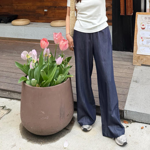 260407|chao薄透qi直筒裤直筒阔腿牛仔裤|春夏专属清爽不闷，5-7个工作日发货 商品图0