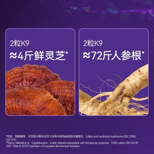 OXYENERGY氧气能量麦角硫因Life K9上引力胶囊60粒/瓶 商品图2