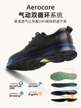 【自主换气的皮鞋】量橙气动皮鞋，空气动力双循环系统，不臭脚，不闷脚！