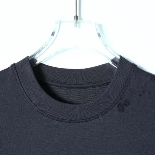 SDSA男装2026新款轻奢美式高级感磨破印花字母圆领短袖T恤百搭 商品图2