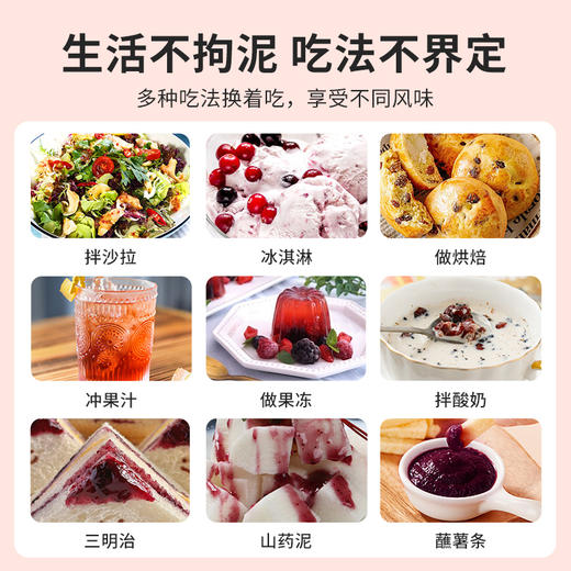 野生蔓越莓果酱 低脂低热量 拒绝白砂糖蔗糖添加 蛋糕饼干夹心酱料 儿童孩子爱吃美味 商品图3