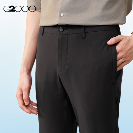G2000男装SS26商场新款【多面弹/速干】时尚百搭直筒休闲裤61167021 商品图3
