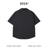 SDSA男装2026新款高贵轻奢极简风口袋拼接短袖衬衫纯色百搭上衣 商品缩略图4