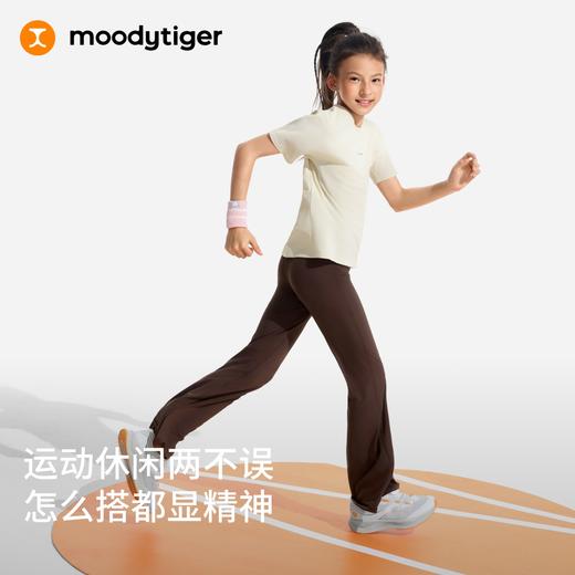 moodytiger儿童运动舒适短袖上衣速干时尚夏季百搭T恤62210108/62110105 商品图4