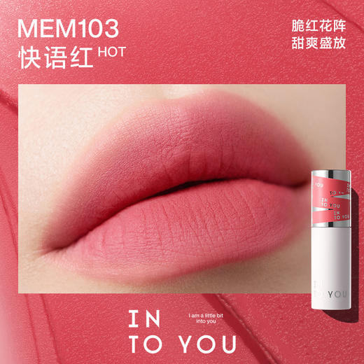 INTOYOU女主角保湿致雾唇颊两用唇泥2.0唇釉-纪念日百货门店同款171151330 商品图1