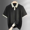 【DPF】大依优型大码男装夏季翻领polo衫短袖拼接棉质商务休闲短袖上衣 商品缩略图2