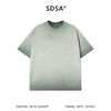 SDSA男装2026新款高贵轻奢港风复古渐变肌理感圆领短袖T恤百搭 商品缩略图0