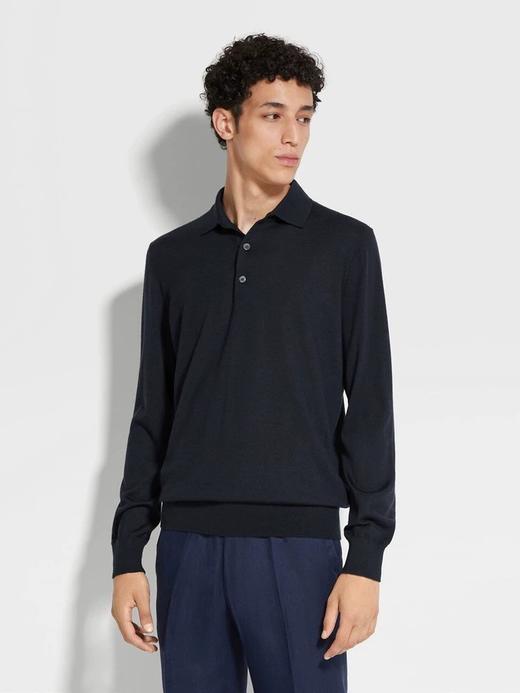 ZEGN*A长袖Polo针织衫 商品图0