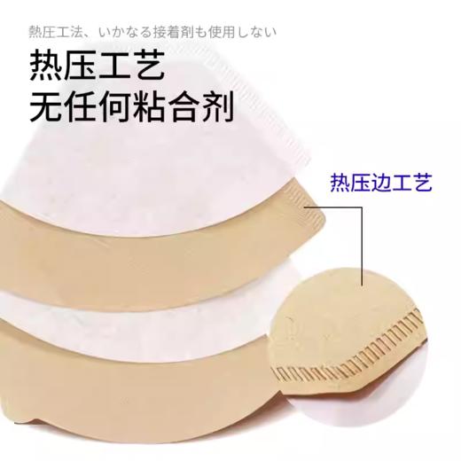 【店庆提前购】哈瑞咪多样屋 慕逸适日本进口 咖啡滤纸1-4人用多规格100枚 商品图2
