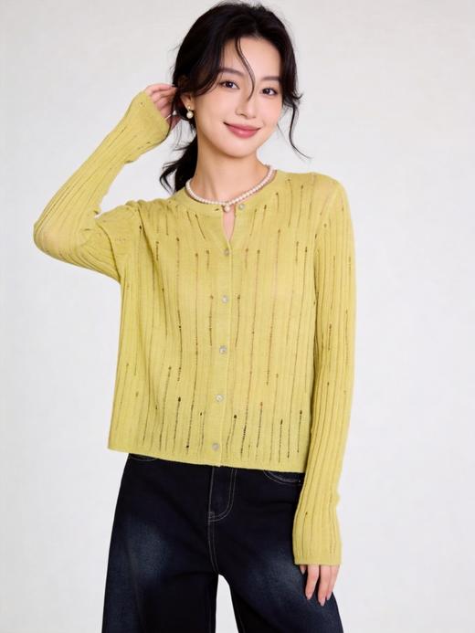 🍦挖到宝了！！🥳【子载记忆天丝亚麻开衫205-311】 谁懂啊！这件春夏天丝亚麻开衫直接把“空调穿在身上”🥶 ▫️天丝加持，柔滑触感像融化的冰淇淋 商品图3