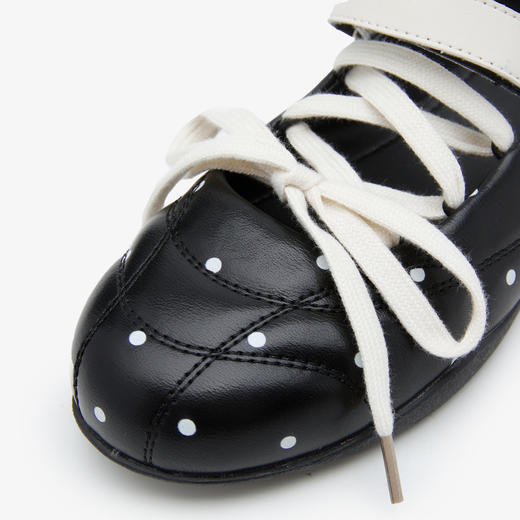 西遇波点运动芭蕾玛丽珍鞋女2026春季新款白色平底早春漂亮单鞋子V0566342 商品图5