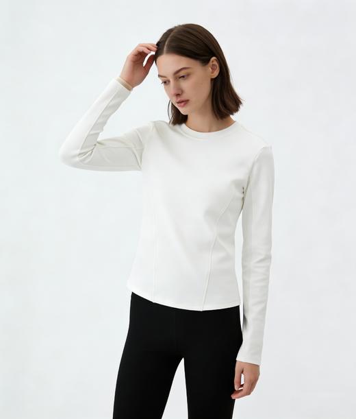 「lulu同款」兰精莫代尔A类7A抗菌凉感长袖T恤 可单穿可打底 赠送运费险‼️yz45717 商品图1