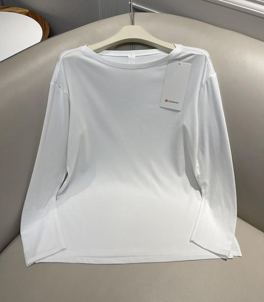 越南产Lu家Relaxed-Fit 女士船领长袖T恤040703 商品图8