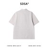 SDSA男装2026新款高贵轻奢老钱风简约半拉链翻领短袖T恤百搭休闲 商品缩略图4