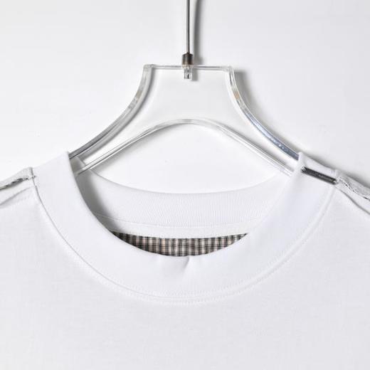 SDSA男装2026新款轻奢韩系简约圆领短袖T恤后背纽扣装饰设计百搭 商品图2