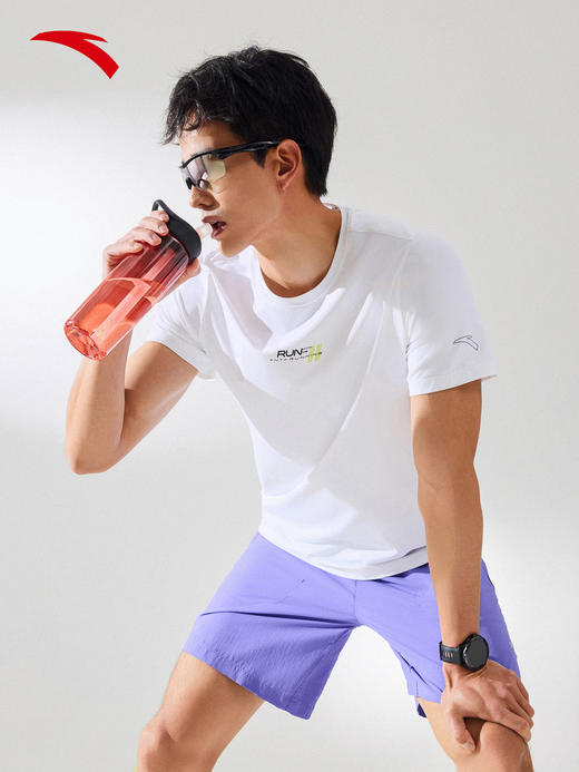 安踏专业跑步运动短袖t恤男夏季新款冰丝马拉松透气上衣152625112 商品图0