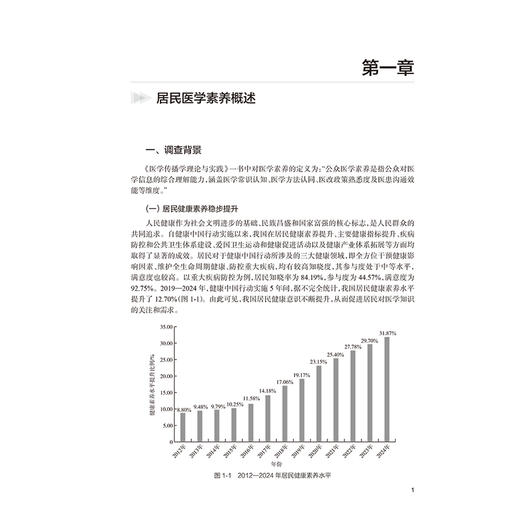 全国居民医学素养调查报告（2024）王双苗 蔡定彬 主编 全面阐述了目前居民医学素养的现状及相关发现等 疾病防治 人民卫生出版社 商品图4