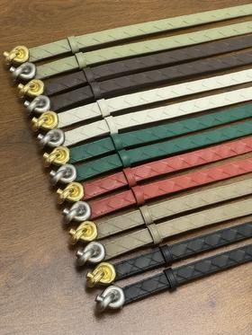 BV 葆蝶家 简约设计牛皮革 皮带2cm