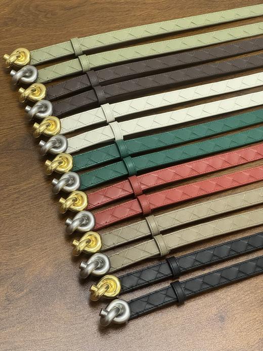 BV 葆蝶家 简约设计牛皮革 皮带2cm 商品图0