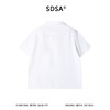 SDSA男装2026新款高贵轻奢简约刺绣字母小V翻领短袖T恤百搭上衣 商品缩略图4