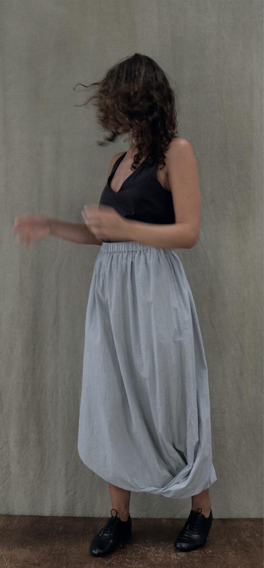 elsa esturgie 灵动扭结设计半身裙(plume / twisted skirt)有衬里 商品图1