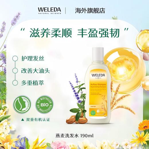【宁波品牌旗舰】WELEDA维蕾德  有机燕麦滋养洗发液190ml 商品图0